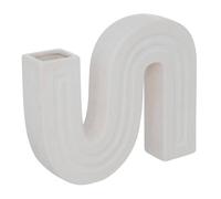 Atmosphera Créateur d'intérieur - Soliflore en Céramique Olme 24cm Blanc