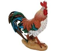 Créateur d'intérieur - Statuette Déco Coq en Résine "Isac" 31cm Multicolore