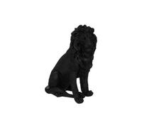 Atmosphera Créateur d'intérieur - Statuette Déco "Lion en Résine" 51cm Noir