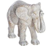 Atmosphera – Statuette Éléphant – résine – H15 cm – Beige