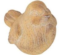 Statuette Oiseau Déco Extérieure Birdy 18cm Beige