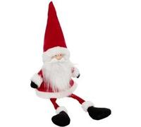 Statuette Père Noël Assis 46cm Rouge
