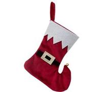 Sujet de Noël Botte de Père Noël 16cm Rouge