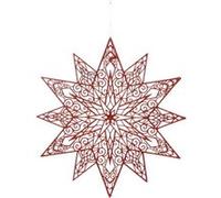 Feeric Lights et Christmas - Sujet étoile Maxi 48cm Plastique Rouge