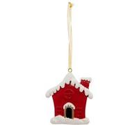 Atmosphera Sujet de Noël maison - Rouge