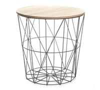 Atmosphera Créateur d'intérieur - Table d'Appoint Design "Kumi" 41cm Noir