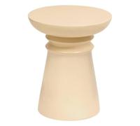 Atmosphera Créateur d'intérieur - Table d'Appoint Totem "Jaya" 43cm Ivoire