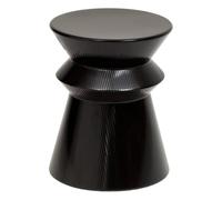 Atmosphera Créateur d'intérieur - Table d'Appoint Totem "Maya" 35cm Noir