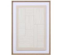 Toile Donovan 50x70cm beige - Atmosphera Créateur d'intérieur