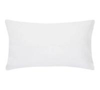 Atmosphera Créateur d'intérieur - Taie d'Oreiller en Lin "Adorable" 50x70cm Blanc Blanc G