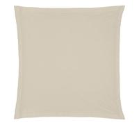 Atmosphera Créateur d'intérieur - Taie d'oreiller Percale 63x63cm Beige Lin