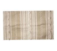 Tapis Déco en Jute 3D Pompons 90x150cm Ivoire