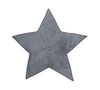 ATMOSPHERA CREATEUR D'INTERIEUR Tapis Microfibre pour Chambre d'enfants - Forme Etoile - Coloris Gris