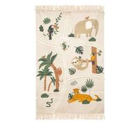 ATMOSPHERA CREATEUR D'INTERIEUR Tapis rectangulaire Jungle en Coton 100 x 150 cm