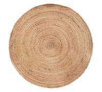 Atmosphera Créateur d'intérieur - Tapis Rond Déco en Jute Minalima 80cm Beige