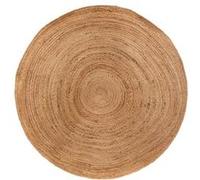 Atmosphera Créateur d'intérieur - Tapis Rond en Jute "Végétale" 160cm Naturel NATUREL G