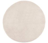Atmosphera Tapis Extra Doux Effet Fourrure Ivoire D80 cm
