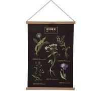 Atmosphera Créateur d'intérieur - Toile Murale Déco "Midnight Garden" 50x73cm Noir Noir G