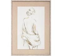 Toile encadrée ""Portrait"" 73x53cm - Atmosphera Créateur d'intérieur
