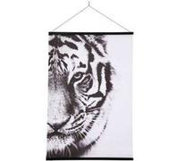 Atmosphera Créateur d'intérieur - Toile Suspendue Imprimée Tigre 73x100cm Noir Noir G