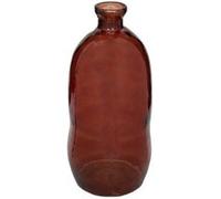 Vase bouteille ""Uly"" en verre recyclé H73cm ambre - Atmosphera Créateur d'intérieur