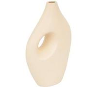 Atmosphera - Vase céramique Nola - H 30 cm - Beige
