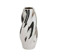 Atmosphera Créateur d'intérieur - Vase Design Torsadé en Dolomite Sky 21cm Argent