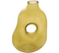 Vase Donut en Verre Solag 24cm Vert Kaki