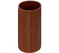 Atmosphera – Vase en céramique Avi – 20 cm – Marron caramel