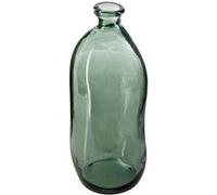Atmosphera - Vase Dame Jeanne - Verre recyclé - Vert Kaki H35 cm