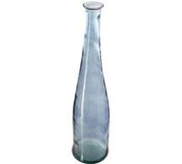 Atmosphera - Vase Long - Verre recy leu Orage H80 cm