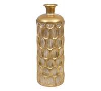 Atmosphera Créateur d'intérieur - Vase Strié en Métal Belli 60cm Doré