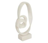Atmosphera - Déco à Poser louan h.45cm résine Blanc