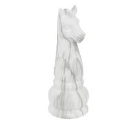 Atmosphera - Déco à Poser pièces d'échec Olen Gris H26,5cm - Modéle a