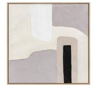 Atmosphera - Déco Mural 3D laurenz Blanc et Violet 80x80cm