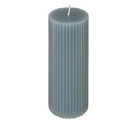 Bougie Déco Demi 14cm Bleu Orage