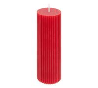 Bougie Déco Demi 14cm Rouge