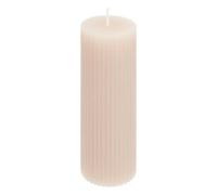 Bougie Déco Demi 14cm Taupe