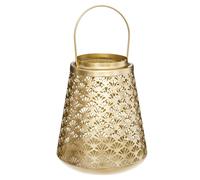 Lanterne en Métal Design Feel 19cm Or