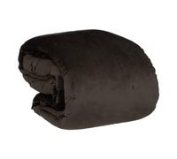Atmosphera - Dessus de lit Baklo en Velours 240x260cm Gris foncé