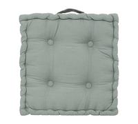 Atmosphera - Coussin Anjali en coton 40x40 cm - Vert céladon