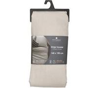 Atmosphera - Drap Housse bonnet 30 cm 100% coton 2 Places 140x190 cm - Beige - CARINA Beige G