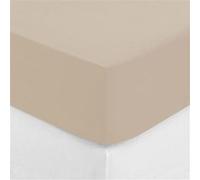 Atmosphera - Drap-Housse en Coton - Lin - Bonnet H30cm - 160x200 cm