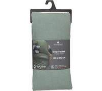 Atmosphera - Drap-Housse Uni Carina en Coton 160 x 200 cm, 2 Personnes, Bonnet 30 cm - pour Linge de Lit