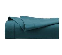 Atmosphera Drap plat bleu canard - 180 x 290 cm