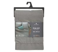 Atmosphera Drap plat gris - 180 x 290 cm