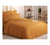 Atmosphera Drap plat moutarde - 240 x 290 cm