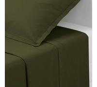 Atmosphera - Drap Plat Uni Carina en Coton 240 x 290 cm pour 2 Personnes - Linge de Lit, Chambre