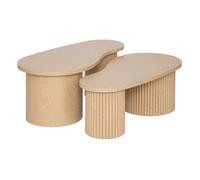 Atmosphera – Duo de tables basses gigognes – SOLEYA – Beige