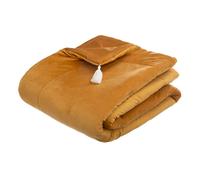 Atmosphera Édredon Velours Hiver Ocre